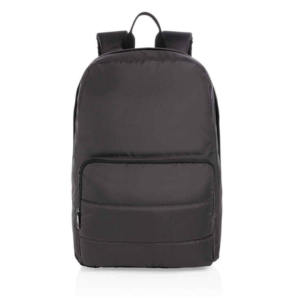 Mochila basica promocional RPET para portátil 15,6